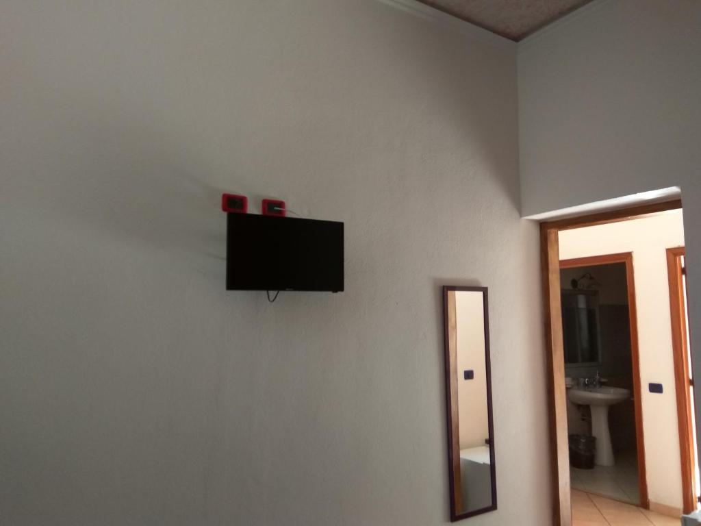 TV a/nebo společenská místnost v ubytování Entula