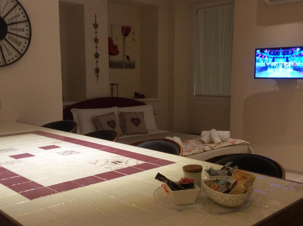 Telewizja i/lub zestaw kina domowego w obiekcie Borgo20 Firenze