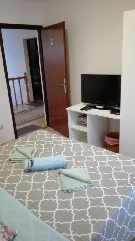 TV a/nebo společenská místnost v ubytování Guest House Adrijana