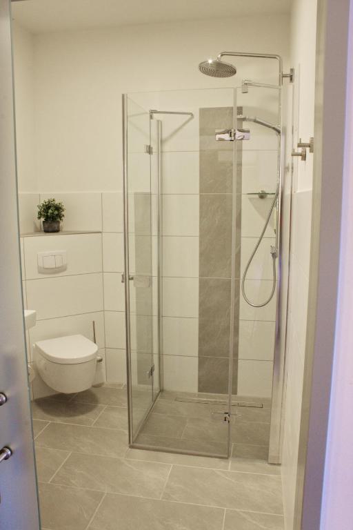 Koupelna v ubytování Stichwehs Hotel am Bahnhof
