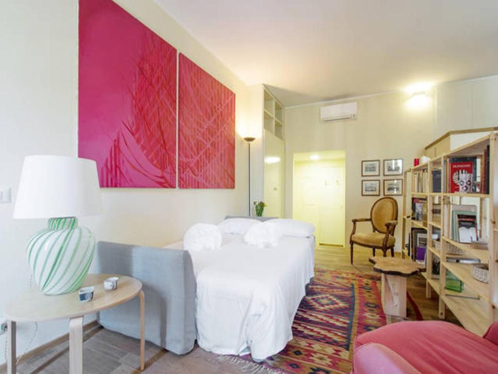 Część wypoczynkowa w obiekcie Al Portico 39 Apartment