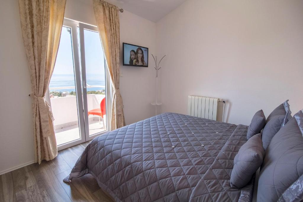 Postel nebo postele na pokoji v ubytování Villa Petra Apartment with private pool