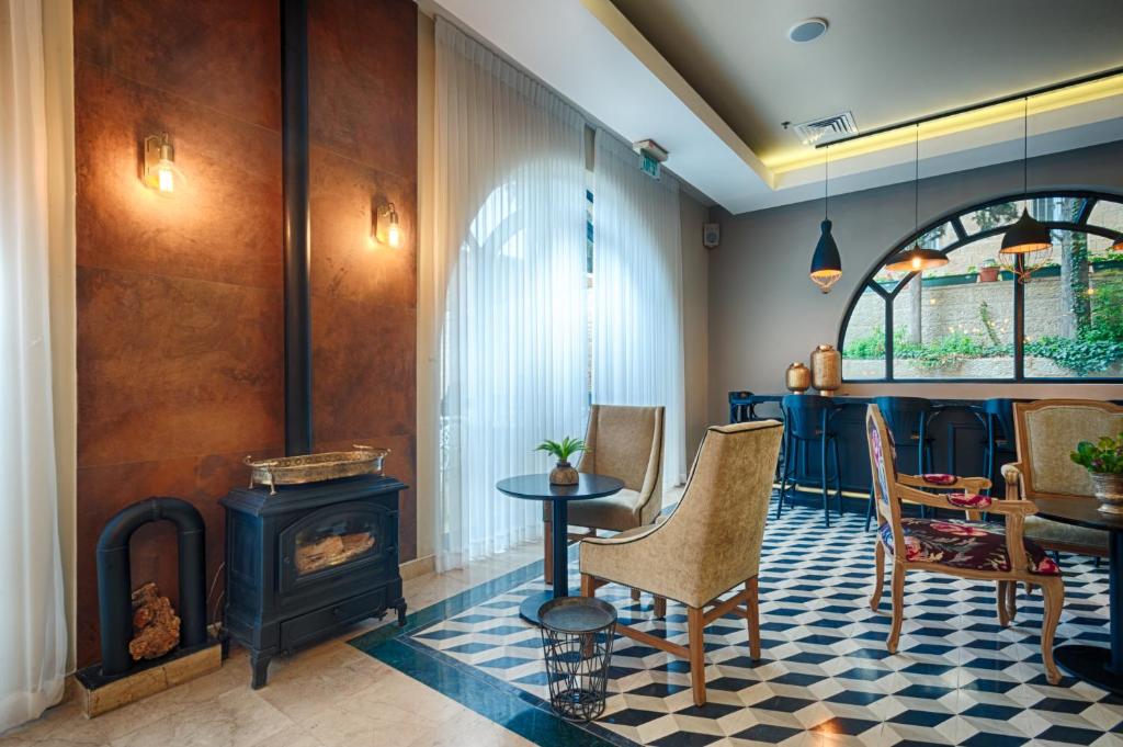 Posezení v ubytování Eldan Hotel