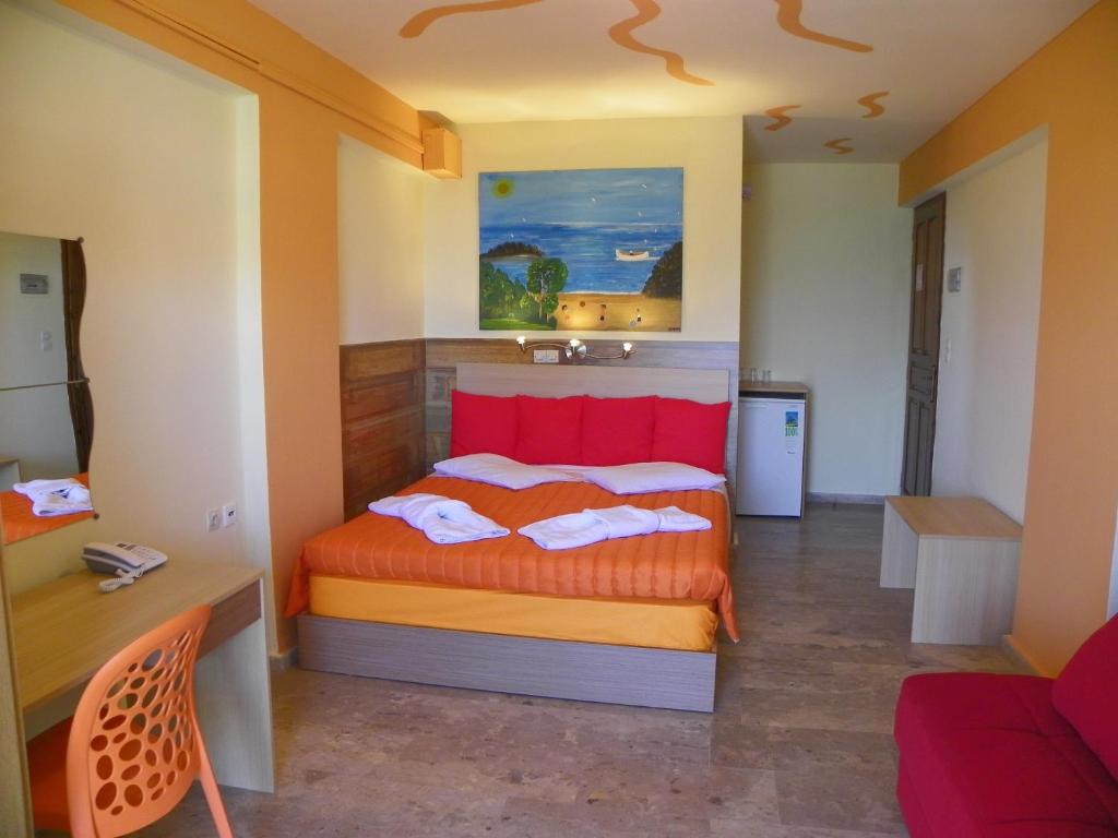 Letto o letti in una camera di Mirabelle Hotel