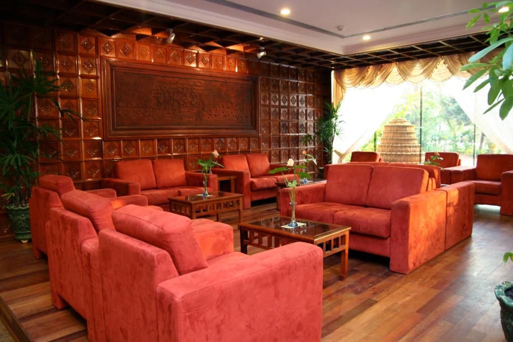 Posezení v ubytování Angkor Hotel