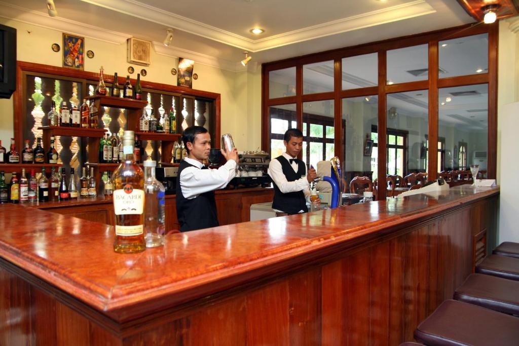 Nápoje v ubytování Angkor Hotel