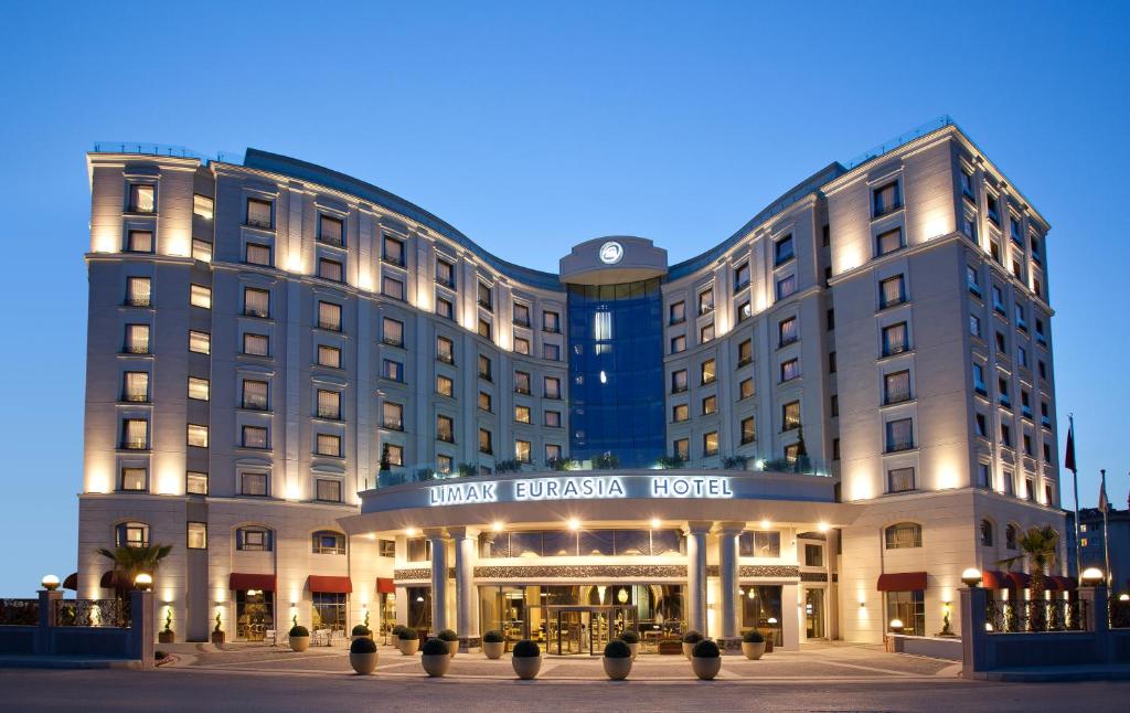 a large building with a hotel at Limak Eurasia Luxury Hotel in Istanbul