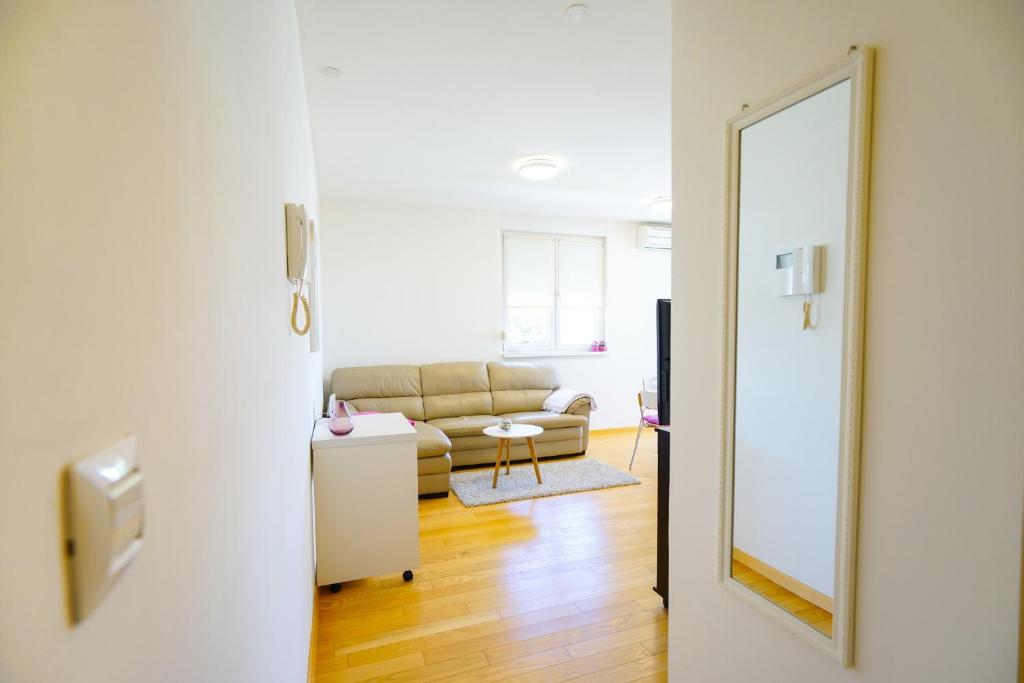 Posezení v ubytování Apartment Nath