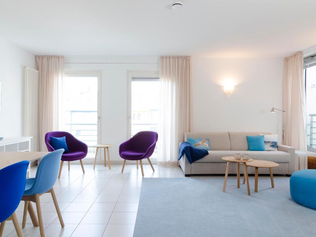 Posezení v ubytování atoll apartments
