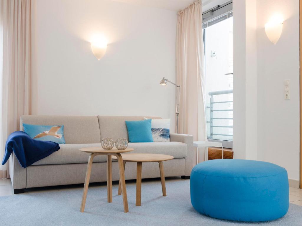 Posezení v ubytování atoll apartments
