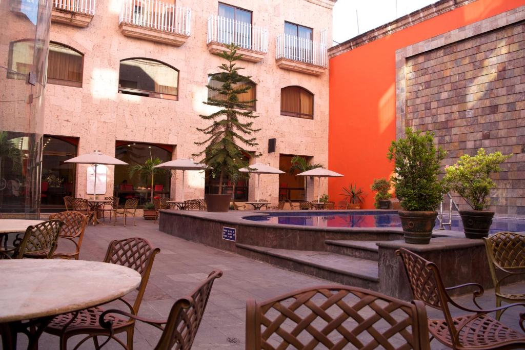 Balkón nebo terasa v ubytování Hotel Celta