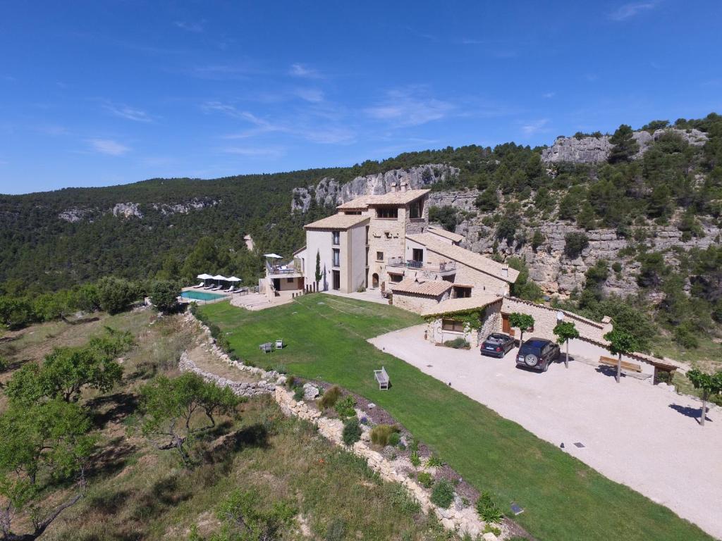 Pohľad z vtáčej perspektívy na ubytovanie Hotel Mas de la Serra