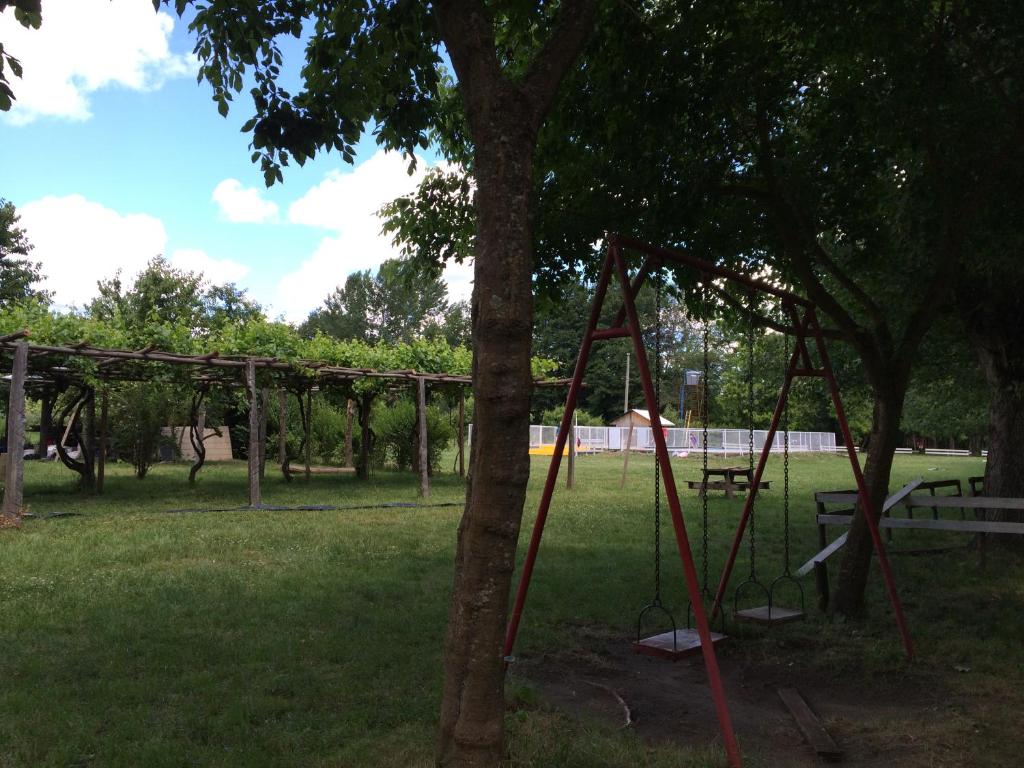 Zahrada ubytování Camping & Hospedaje Rio Laja