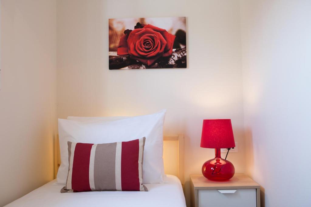 Postel nebo postele na pokoji v ubytování Alegria Boutique Villas