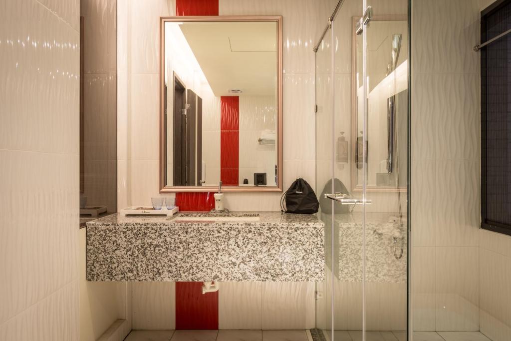 Koupelna v ubytování Ai Ni Ya Motel