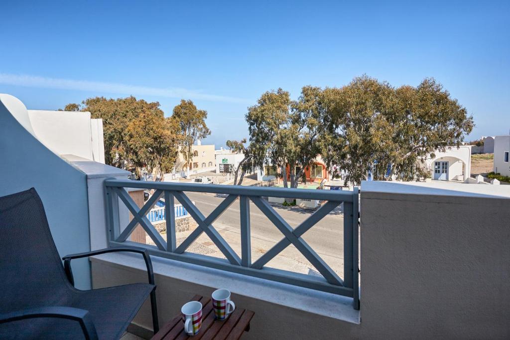 Balkón nebo terasa v ubytování Santorini Med Homes - Sunday Apartment