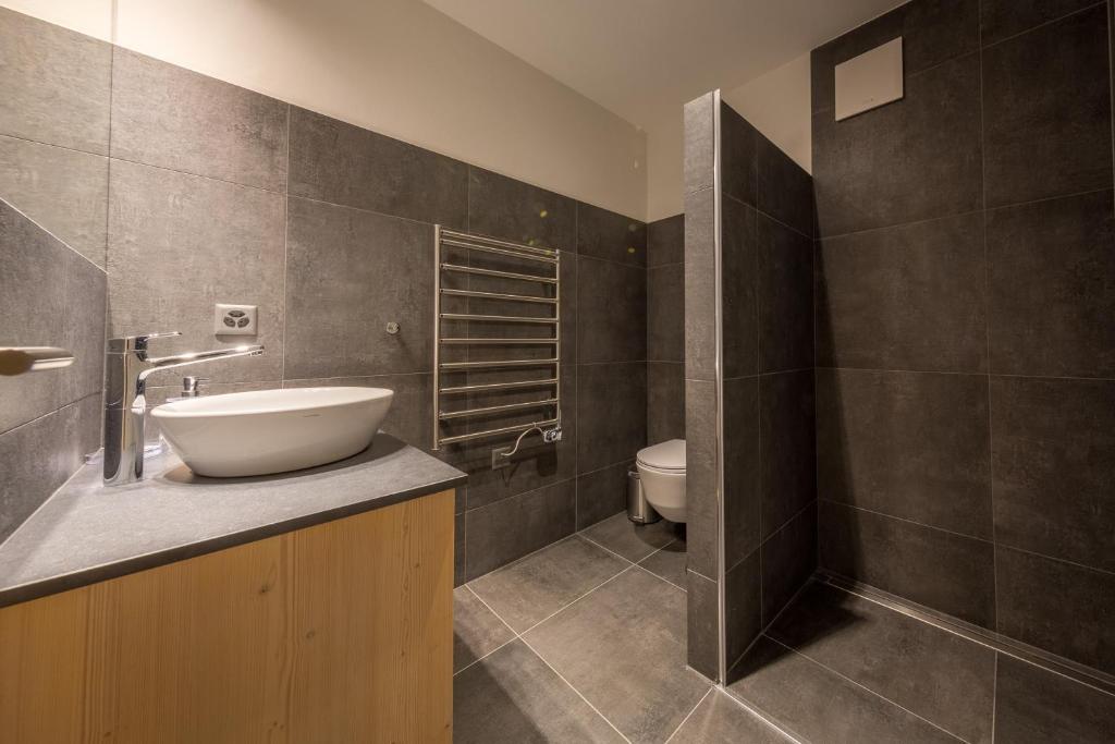 Koupelna v ubytování Apartment La Forêt 5 - Spa access - Centre Station