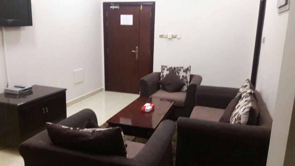 Istumisnurk majutusasutuses Gulf Crown Hotel Apartment