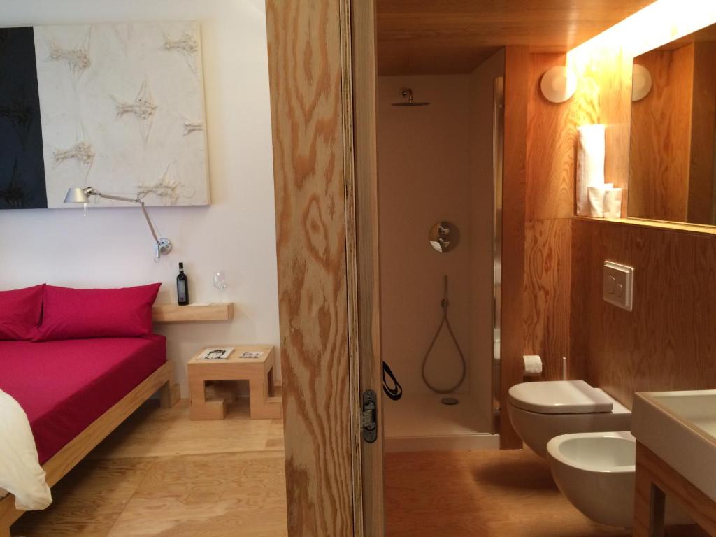 Koupelna v ubytování winebnb