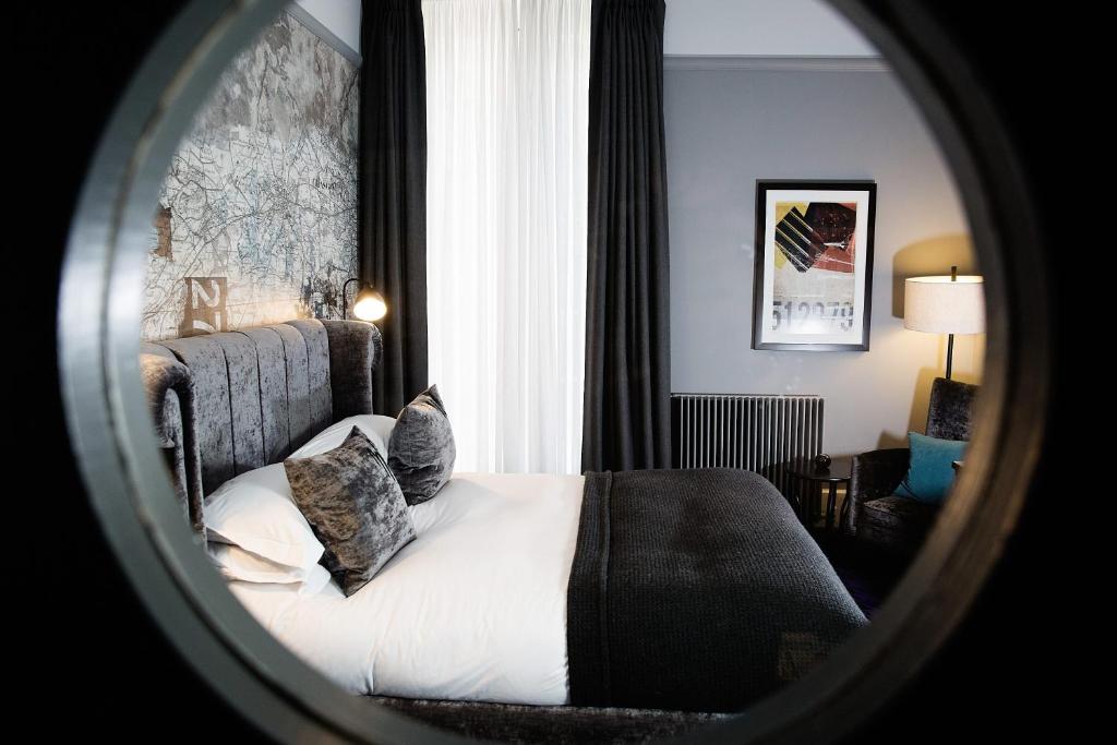 Posezení v ubytování Malmaison Glasgow