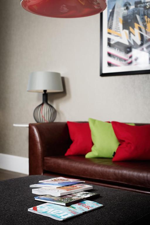 Posezení v ubytování Malmaison Glasgow