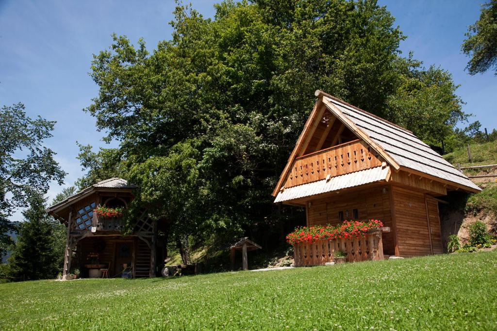 Zahrada ubytování Glamping Savinja