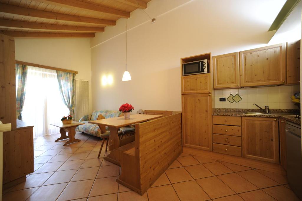 Kuchyň nebo kuchyňský kout v ubytování Residence Lagorai - Fiemme Holidays