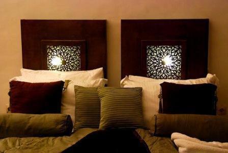Postel nebo postele na pokoji v ubytování Riad Chayma Marrakech