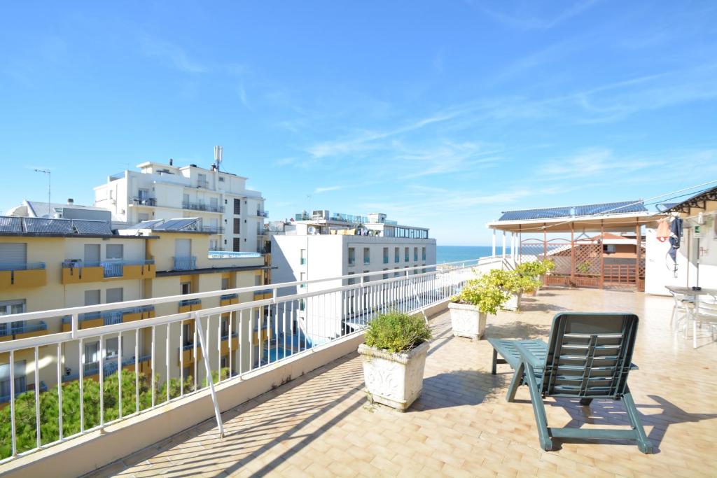 Balkón nebo terasa v ubytování Hotel Mirabella