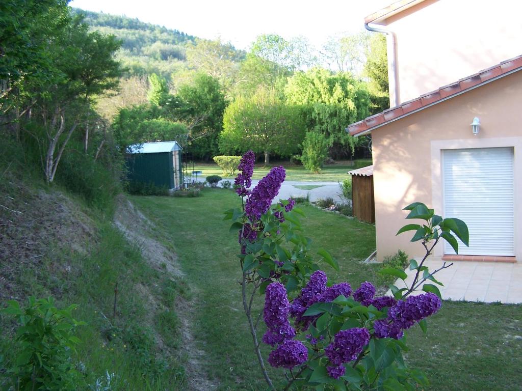 Zahrada ubytování Aux 4 Saisons