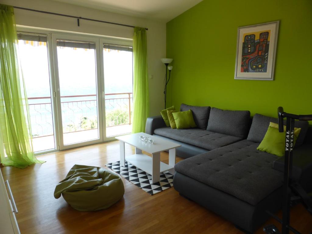 Posezení v ubytování Apartments Adria
