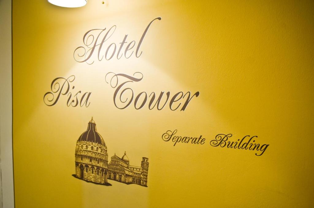 Certifikát, hodnocení, plakát nebo jiný dokument vystavený v ubytování Hotel Pisa Tower