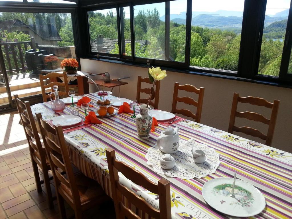 Restaurace v ubytování Le Belvue