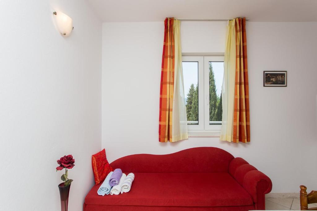 Posezení v ubytování Apartments Mira