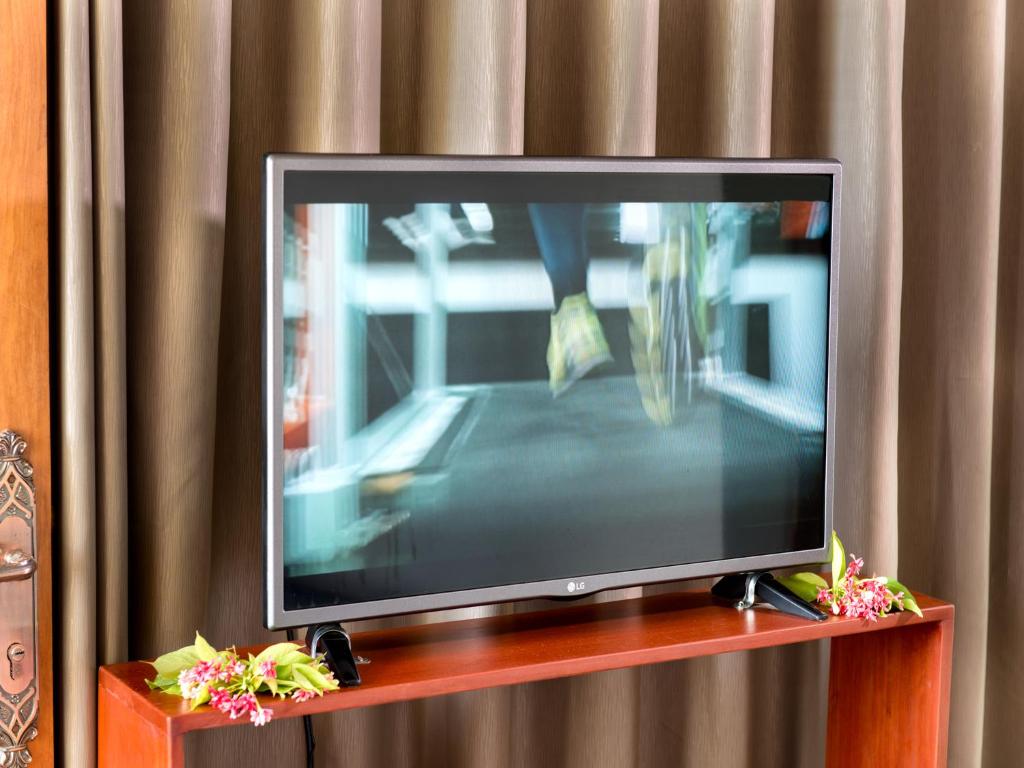 TV a/nebo společenská místnost v ubytování Dynsey Boutique Hotel