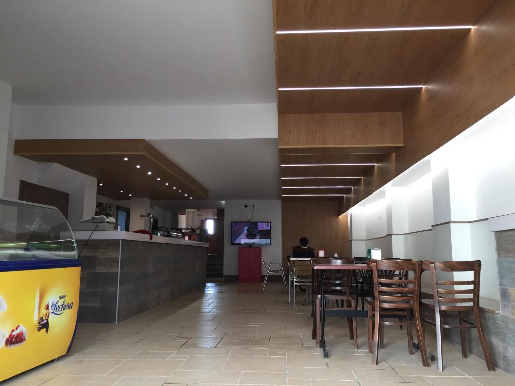 Kuchyň nebo kuchyňský kout v ubytování Hostal Nueva Tabarca