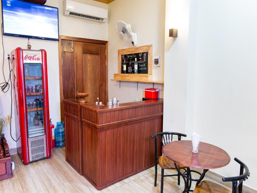 Kuchyň nebo kuchyňský kout v ubytování Dynsey Boutique Hotel