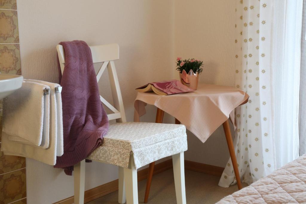 Postel nebo postele na pokoji v ubytování Bio & Vegi Pension Krennleiten
