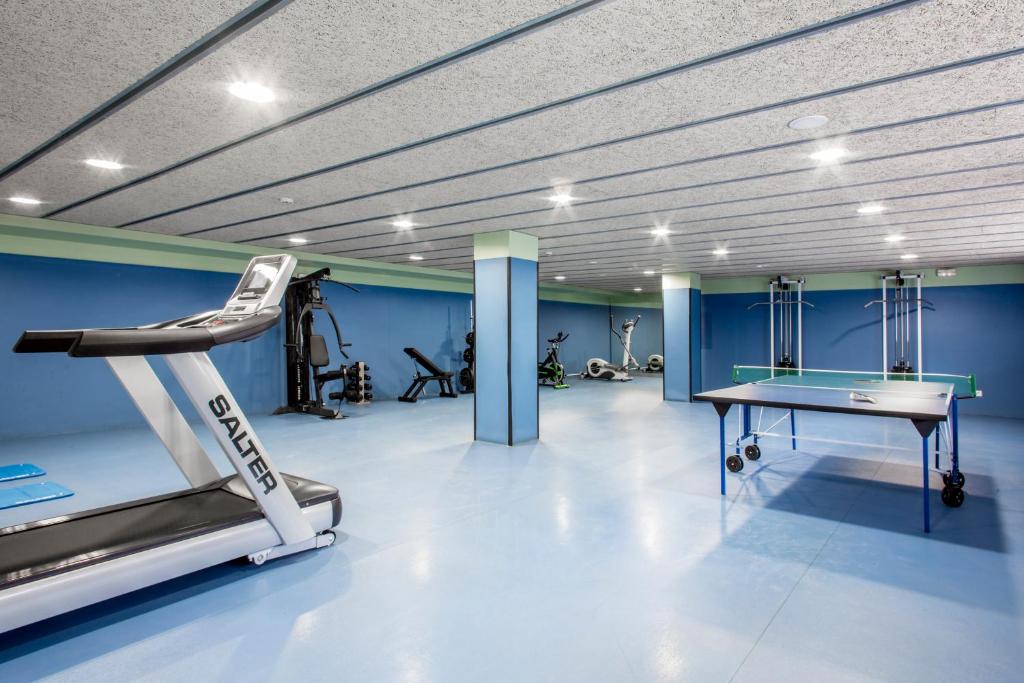 Fitness centrum a/nebo fitness zařízení v ubytování Residencia Universitaria Resa As Burgas
