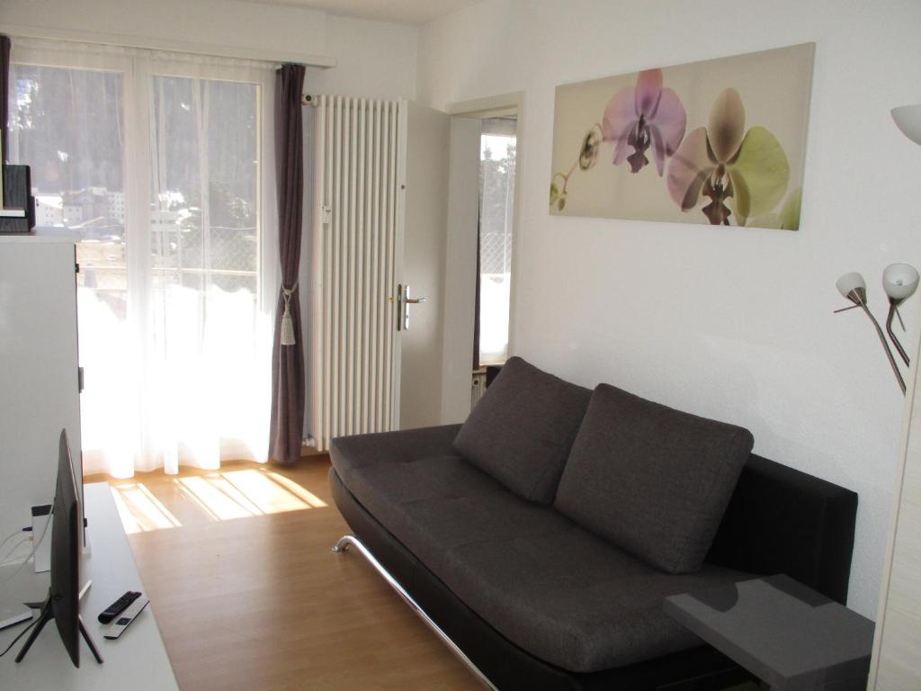 Posezení v ubytování Apartment Bünda