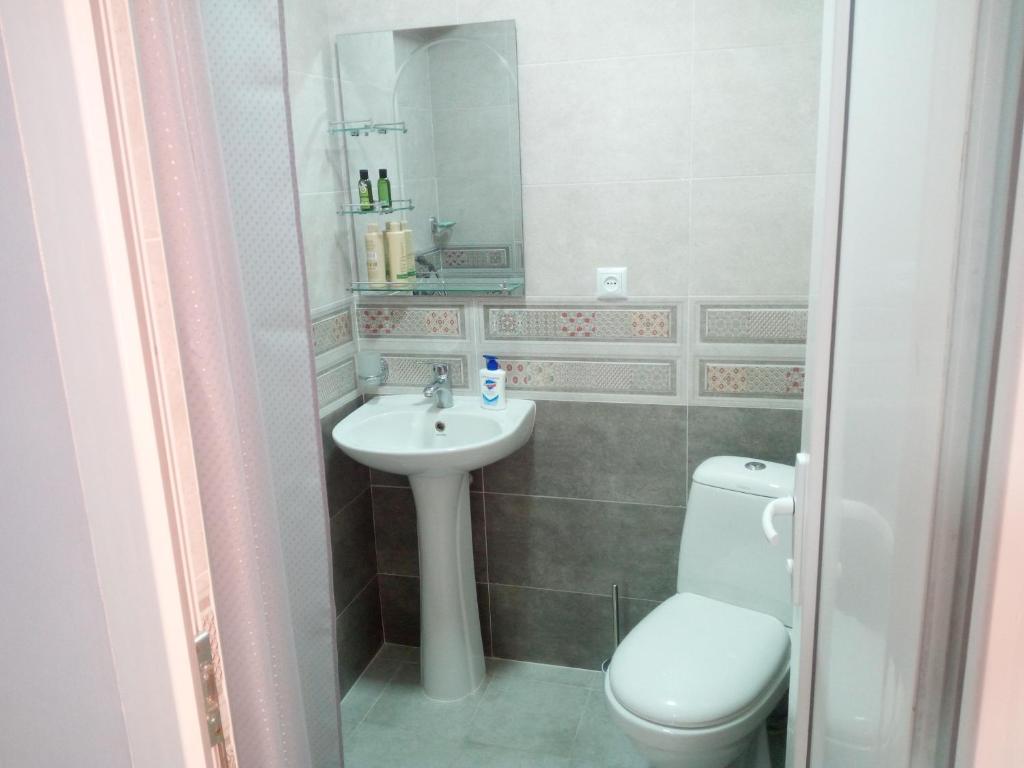 Koupelna v ubytování Tbilisi Downtown Guest House