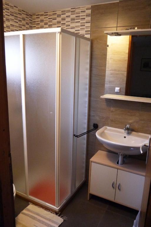 Koupelna v ubytování Camping Roma