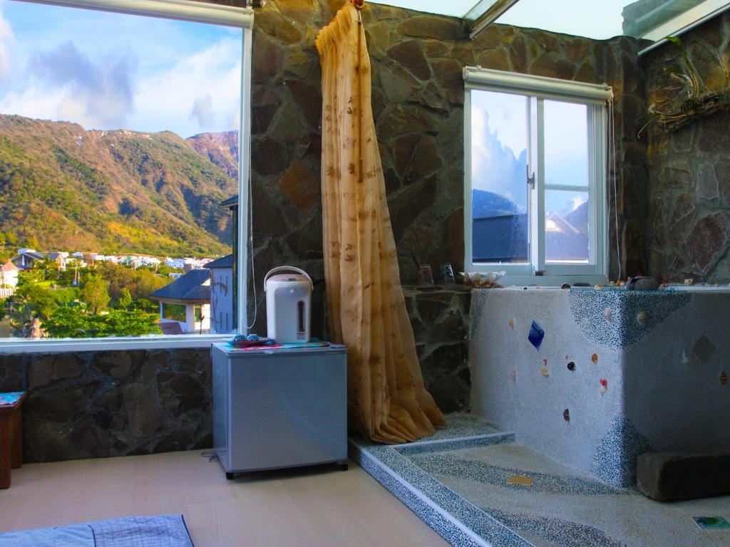Nespecifikovaný výhled na hory nebo výhled na hory při pohledu z bed and breakfast