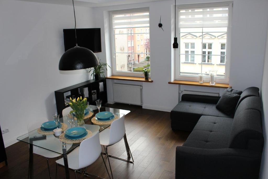 Posedenie v ubytovaní Apartament Targ Rybny LUXON Gdansk