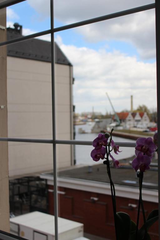 Balkón alebo terasa v ubytovaní Apartament Targ Rybny LUXON Gdansk