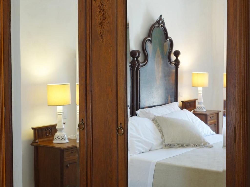 Postel nebo postele na pokoji v ubytování Casina Bardoscia