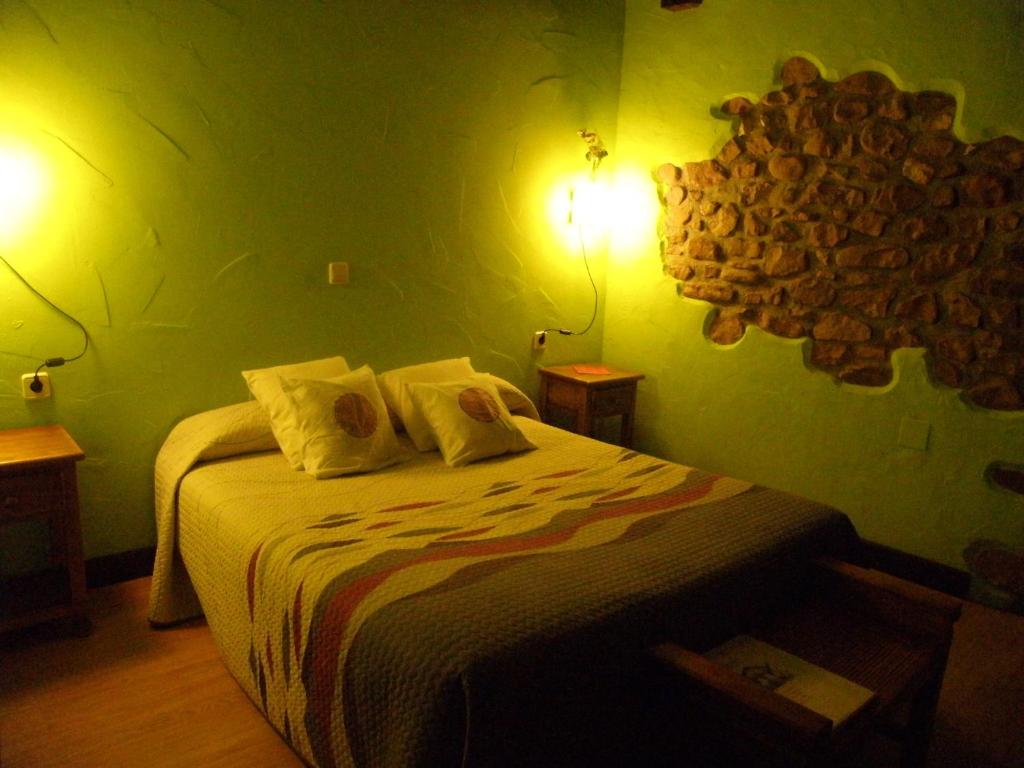 Postel nebo postele na pokoji v ubytování Posada Elbete