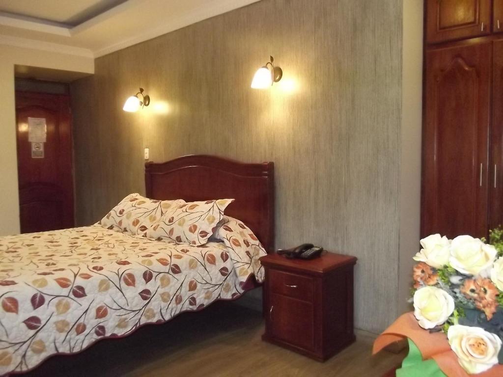 Postel nebo postele na pokoji v ubytování Hotel Casa Montero
