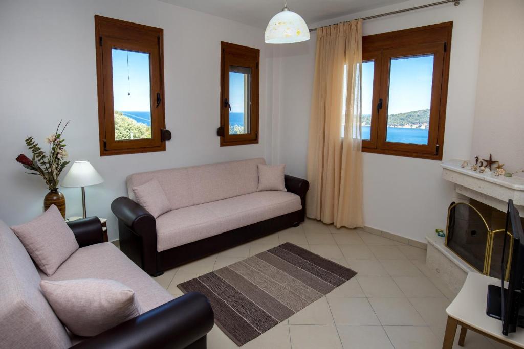 Istumisnurk majutusasutuses Aphrodite Villas