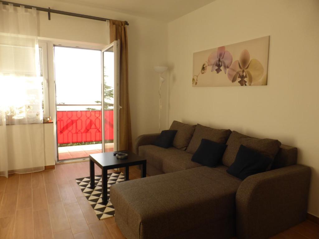 Posezení v ubytování Apartments Adria